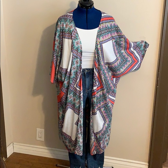 Boho long kimono - Picture 1 of 7